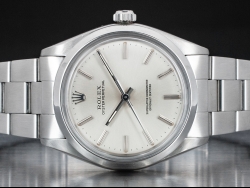 Rolex Oyster Perpetual 34 Argento Oyster Silver Lining Dial 1002